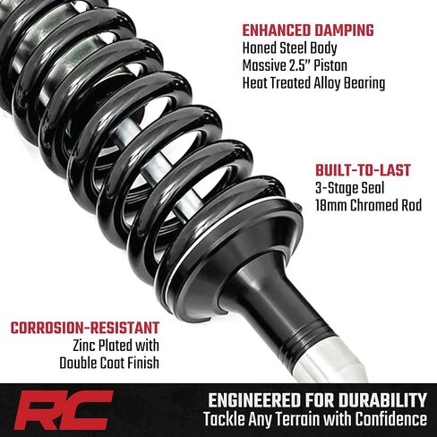 كويلوفيرس فيرتكس قابل للتعديل مقاس 3 بوصات من Rough Country لسيارة Ford F-150-689033 2014-2024 in Kuwait