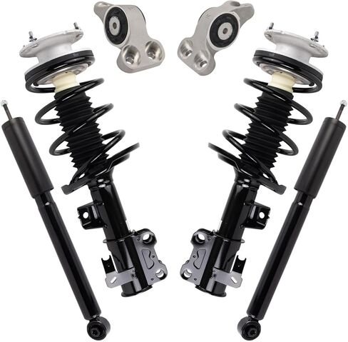 TRQ Front and Rear Suspension Kit Compatible with 2013-2019 Cadillac ATS All Wheel Drive in Kuwait