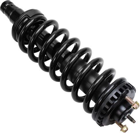 Detroit Axle - Front Strut for Chevrolet Trailblazer EXT GMC Envoy XL XUV Buick Rainier Saab 9-7x Isuzu Ascender Oldsmobile Bravada, Complete Strut Coil Spring Assembly Replacement Shock Assembly in Kuwait