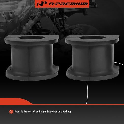 A-Premium 2 x Front To Frame Sway Bar Bushing Kit, Compatible with Toyota Tacoma 2005-2015, RWD in Kuwait