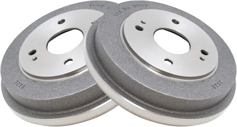 TRQ Front & Rear Brake Pad & Rotor,Shoe & Drum Kit Premium G-Coated Ceramic Performance Compatible with 1998-2002 Honda Accord in Kuwait