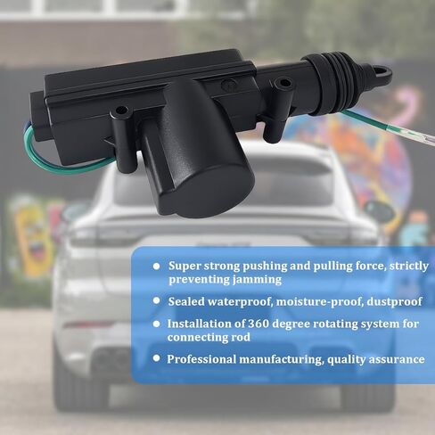 4PCS Car Door Lock Actuator, 12V 2-Wire High Power Vehicle Central Locking System Actuator Kit, Heavy-Duty Automotive Replacement Accessories, Universal for SUV Saloon Cars Truck in Kuwait