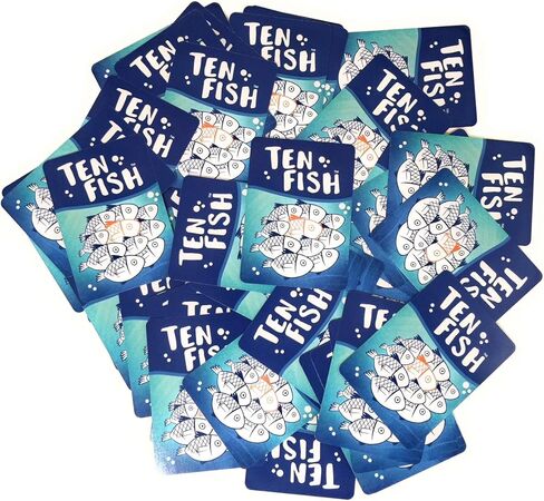 Ten Fish Math Card Game - Family Friendly Educational Cool Math Games for Kids - Elementary and Kindergarten Learning Activities Help Boys and Girls to Learn Mathematics in a Fun, Interactive Way in Saudi Arabia