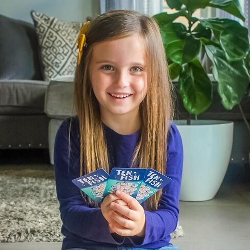 Ten Fish Math Card Game - Family Friendly Educational Cool Math Games for Kids - Elementary and Kindergarten Learning Activities Help Boys and Girls to Learn Mathematics in a Fun, Interactive Way in Saudi Arabia