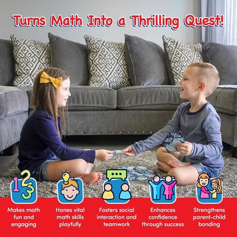 Ten Fish Math Card Game - Family Friendly Educational Cool Math Games for Kids - Elementary and Kindergarten Learning Activities Help Boys and Girls to Learn Mathematics in a Fun, Interactive Way in Saudi Arabia