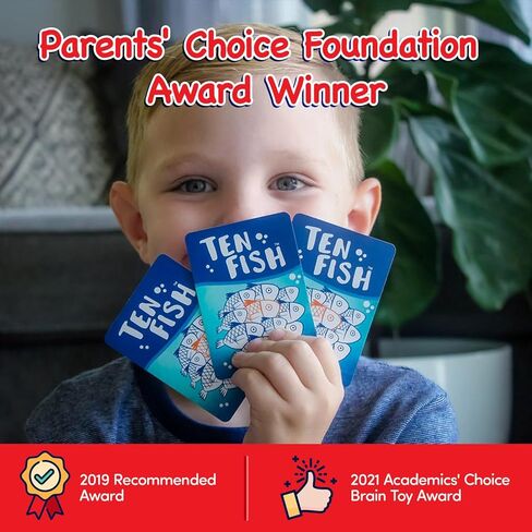 Ten Fish Math Card Game - Family Friendly Educational Cool Math Games for Kids - Elementary and Kindergarten Learning Activities Help Boys and Girls to Learn Mathematics in a Fun, Interactive Way in Saudi Arabia