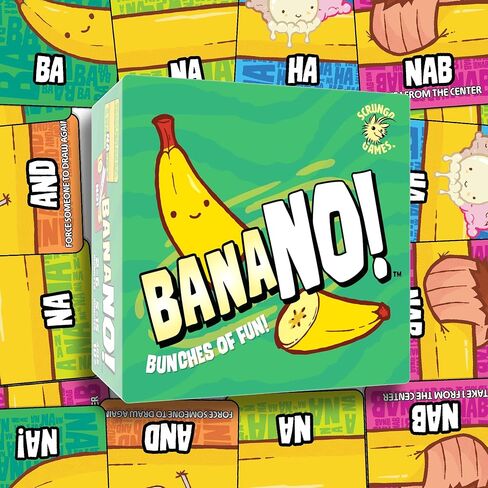 Joking Hazard BanaNO- Small Box Push Your Luck Card Game Great for Kids & Adults | Easy to Learn and Play| Grow the Biggest Banana! |2-6 Players | 5-15 Minutes to Play in Kuwait