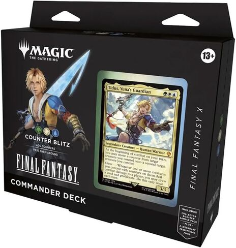 (SET OF 4) FINAL FANTASY Commander Deck Display - Commander: FINAL FANTASY (FIC) in Kuwait