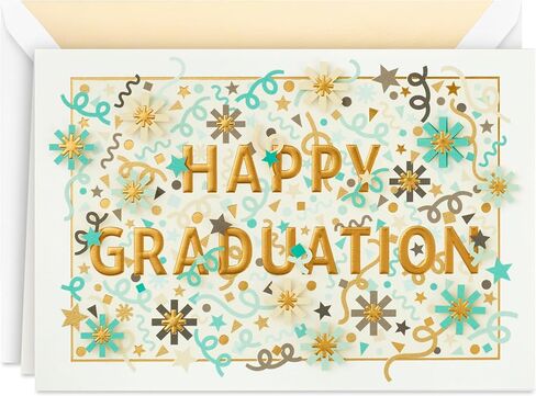 Hallmark Signature Graduation Card (Confetti) in Saudi Arabia