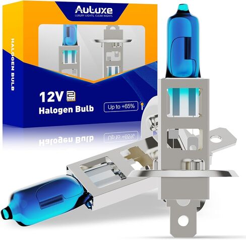 H1 Halogen Headlight/Fog Light 12V 100W White 5000K High/Low Beam Super Bright, 2 pack in Saudi Arabia