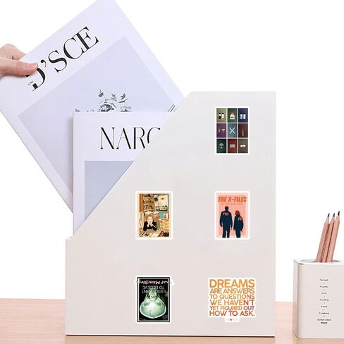 50pcs Classic Sci-fi TV Stickers Pack, Aesthetic Vinyl Waterproof Sticker Decal for Water Bottle,Laptop,Phone,Skateboard,Scrapbooking for Party Supply Decor in Saudi Arabia