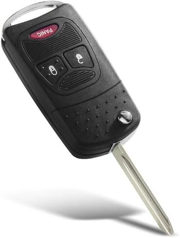 New Replacement 3 Button Modified Car Key Case for Chrysler Jeep Compass Wrangler Patriot Fob Flip Folding Key Shell in Saudi Arabia
