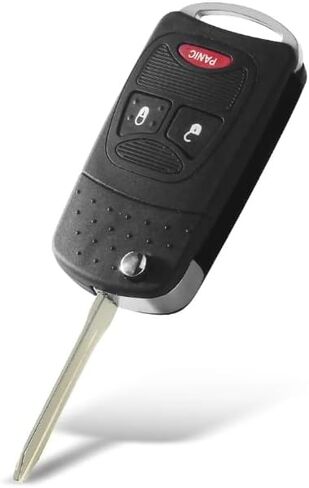 New Replacement 3 Button Modified Car Key Case for Chrysler Jeep Compass Wrangler Patriot Fob Flip Folding Key Shell in Saudi Arabia