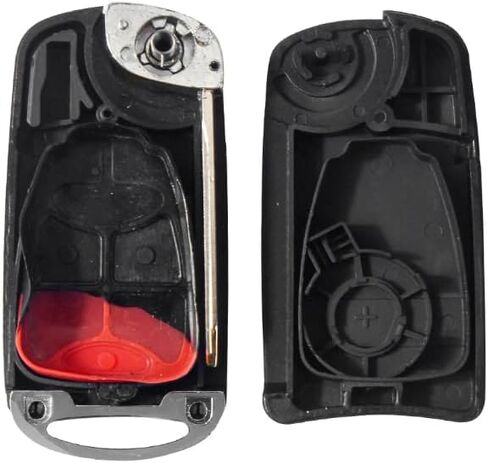 New Replacement 3 Button Modified Car Key Case for Chrysler Jeep Compass Wrangler Patriot Fob Flip Folding Key Shell in Saudi Arabia