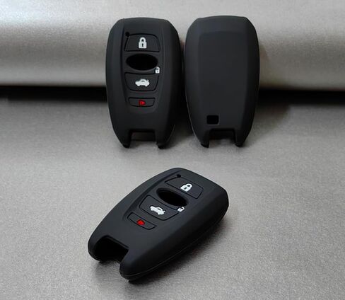 غطاء حماية لمفتاح مطاط السيليكون متوافق مع Subaru Ascent BRZ Crosstrek Forester Impreza Legacy Outback WRX WRX STI XV Crosstrek YQ14AHC (2014-2026) in Kuwait