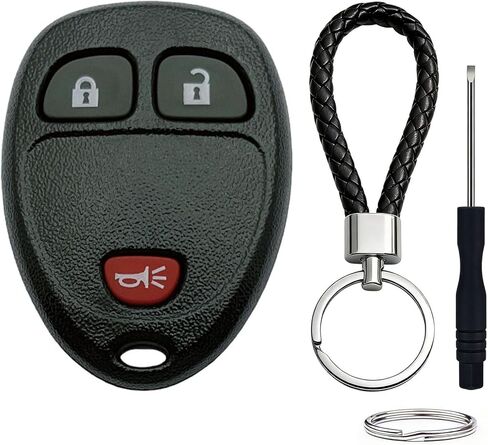 حافظة مفتاح فوب لكاديلاك DTS/تشيفي إمبالا مونتي كارلو (OUC60270، OUC60221) استبدال غطاء مفتاح التحكم عن بعد للدخول بدون مفتاح (5 أزرار أ) in Kuwait