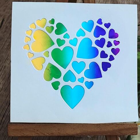 Love Heart, Metal, Cutting Dies Stencil, Embossing Blade, Eid Al-Adha Mubarak in Kuwait