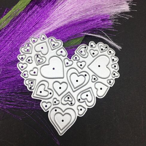 Love Heart, Metal, Cutting Dies Stencil, Embossing Blade, Eid Al-Adha Mubarak in Kuwait