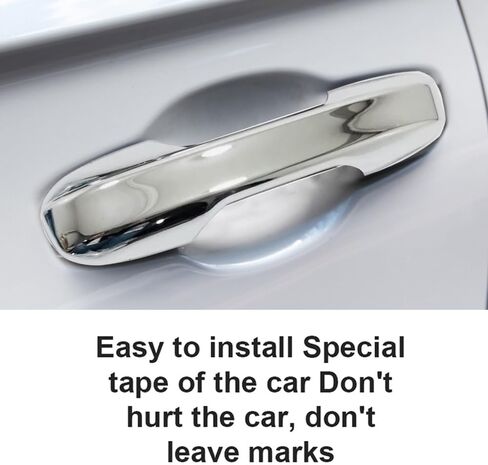 Car Accessories Exterior Door Handle Cover Trim Without Smart Holes Compatible with Honda CR-V CRV 2023 2024 2025 2026 (Chrome) 4PCS ABS in Saudi Arabia