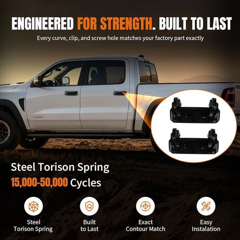 مقبض باب خارجي LCWRGS قطعتين متوافق مع Ford Ranger 1998-2011، 2001-2010 Mazda B2300 B3000 B4000 مقبض الباب الخارجي الأمامي الأيسر للسائق وجانب الركاب الأيمن، يستبدل OE# 2L5Z1022404BAA in Kuwait