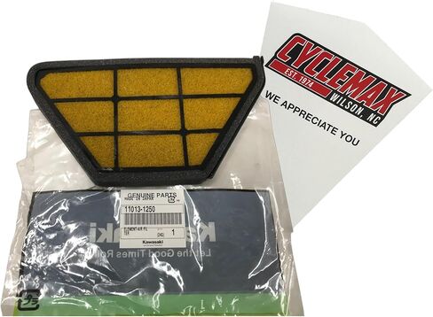 حزمة واحدة Cyclemax متوافقة مع فلتر الهواء Kawasaki 11013-1250 1996-2009 Vulcan 500 in Kuwait