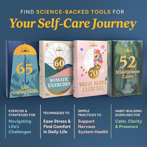 52 Mindfulness Cards – Simple Practices for Stress & Anxiety Relief, Emotional Regulation, and Mindful Living – Daily Self Care Exercises & Inspirational Affirmations for Calm, Relaxation, & Grounding in Saudi Arabia