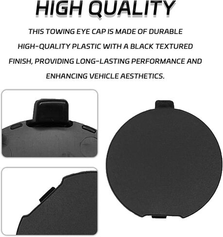 Bumper Tow Hook Cover Cap for Mazda CX30 CX-30 Accessories, Car Rear Bumper Towing Hook Eye Hole Cover Cap Replacement DGH9-50-EL1 DHB450EK1 for Mazda CX-30 CX30 2020 2021 2022 2023（Black） in Saudi Arabia