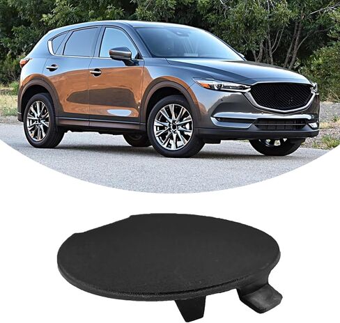 Bumper Tow Hook Cover Cap for Mazda CX30 CX-30 Accessories, Car Rear Bumper Towing Hook Eye Hole Cover Cap Replacement DGH9-50-EL1 DHB450EK1 for Mazda CX-30 CX30 2020 2021 2022 2023（Black） in Saudi Arabia