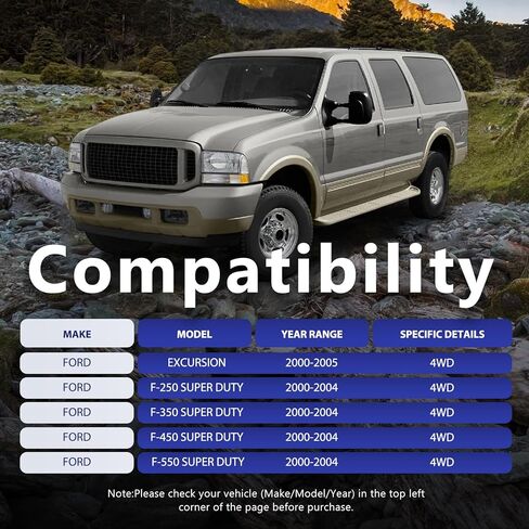 Sway Bar LinK K80273 K80274 مثبت أمامي يسار يمين مجموعة تعليق وصلة نهاية شريط Sway متوافقة مع 2000-2005 Ford Excursion 2000-2004 F-250 F-350 F-450 F-550 Super Duty All 4WD in Kuwait