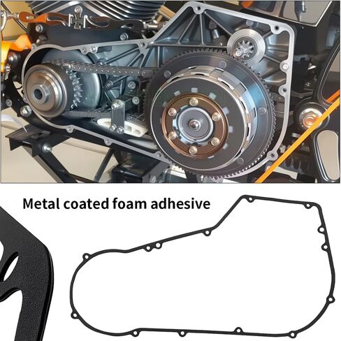 Primary Cover Gasket Kit Clutch Seal Compatible with Dyna & Softail All Models 1994-2006, Low Rider Super Wide Glide Fat Boy Standard Custom Springer Night Train Bad Boy Deuce Deluxe #60539-94-K in Kuwait