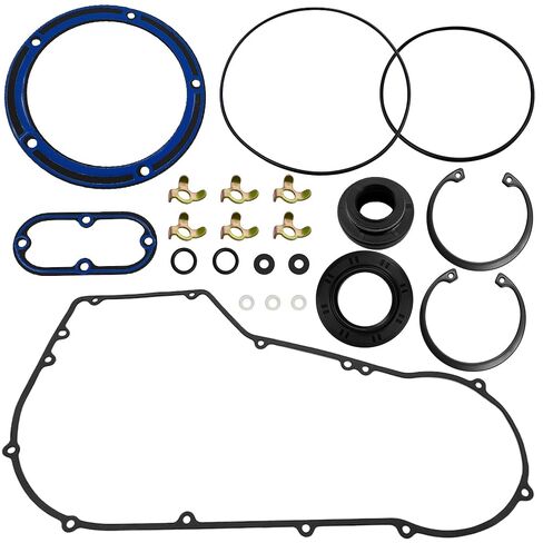 Primary Cover Gasket Kit Clutch Seal Compatible with Dyna & Softail All Models 1994-2006, Low Rider Super Wide Glide Fat Boy Standard Custom Springer Night Train Bad Boy Deuce Deluxe #60539-94-K in Kuwait
