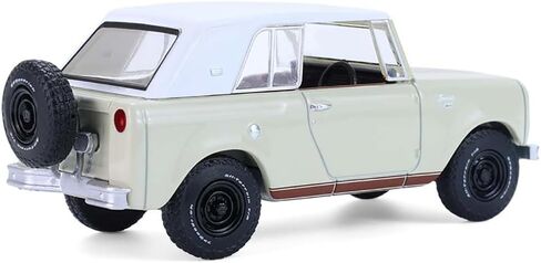 1967 International Scout 800 Sportop كريمي مع خطوط بنية وقمة بيضاء لجميع التضاريس سلسلة 17 1/64 Diecast Model Car من Greenlight 35310B in Kuwait