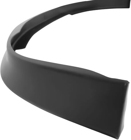Front Bumper Lip Compatible with 1992-1995 Honda Civic 4 Door Sedan, Unpainted Black T R Style PP - Polypropylene Front Lower Chin Spoiler Protector, 1 PC in Saudi Arabia