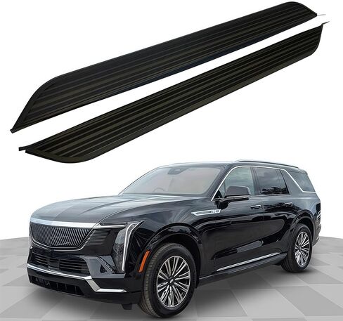 2PCS Running Boards fits for Cadillac Escalade 2021-2026 Side Steps Nerf Bars Rail Accessories Pedal Protector Aluminum with Brackets in Kuwait