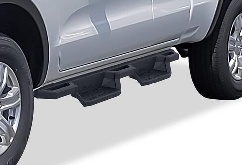 Tuxtreme Stainless Steel Pocket Steps Running Boards Side Steps Compatible with Ford Ranger 2019-2023 Super Cab (with 2 Full Size Doors and 2 Suicide Doors) Nerf Bars Side Bars in Saudi Arabia