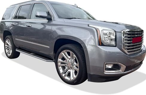 لوحات الجري المصقولة APS متوافقة مع Chevy Tahoe 2007-2020 وGMC Yukon 2005-2020 ذات 4 أبواب (باستثناء Z71 Hybrid Yukon XL) (قضبان جانبية للخطوات الجانبية) بعرض 6 بوصات 304 من الفولاذ المقاوم للصدأ in Kuwait