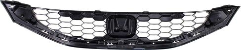 مجموعة غطاء ممتص الصدمات Garage-Pro متوافقة مع طرازات Honda Civic 2013-2015 مع شبكة ممتصة للصدمات وشبكة، 4 أبواب، سيدان، موديلات HF/LX، أمامية in Kuwait