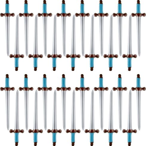 30 Pack 24 Inch Inflatable Sword Toys Inflatable Weapons Blow Up Pirate Sword for Halloween Cosplay Birthday Swimming Pool Party Decor in Saudi Arabia