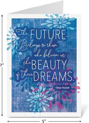 Current Dreams Graduation Cards Pack - Set of 8 (4 Designs), 5 x 7 Inches, Assorted Congrats Grad Set, High School, College in Kuwait