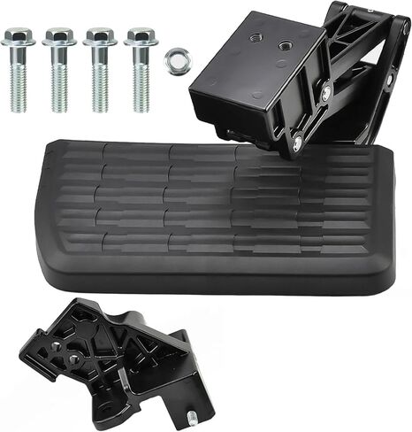 75316-01A Rear Bed Step Retractable Bumper Step for Toyota Tundra 2014 2015 2016 2017 2018 2019 2020 2021 Folding Truck Step Retractable Bumper Tailgate Step Replace # PT392-34140 PT39234140 in Saudi Arabia