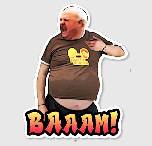 Bubbles Sticker Pack (2 Pack) - Dirty Burger & Collins & Cyrus Stickers, Official Trailer Park Boys Merch in Saudi Arabia