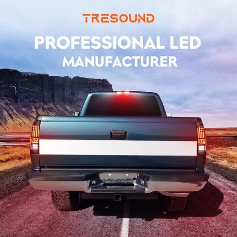 مصباح خلفي LED من Tresound + مصباح شحن الفرامل الثالث لـ Dodge RAM 1500 2007-2008، لـ RAM 2500 3500 2007-2009، مجموعة الضوء الخلفي للتركيب العالي، 55277302AC، 55277303AC in Kuwait