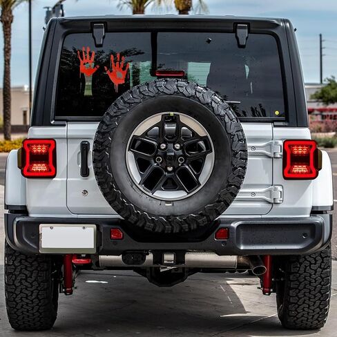 EOMD DOT Approved Smoke Lens LED Tail Lights Compatible with 2018-2025 Jeep Wrangler JL, w/Running Light, Brake Turn Signal Lamp and Reverse Lamps, Pair in Saudi Arabia