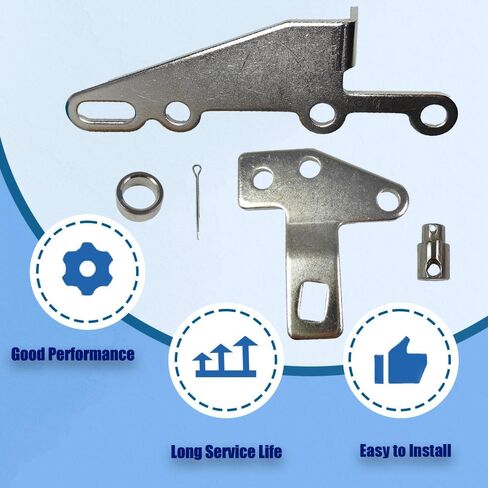 Automatic Transmission Shifter Cable Bracket Shift Lever Kit 35498 Replacement for Turbo TH250 TH350 TH400 200-4R 700R4 4L60E 4L80E 4L85E 4L60 in Kuwait