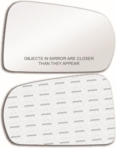 New Replacement Mirror Glass with Full Size Adhesive for 2014-2019 CHEVROLET CORVETTE Passenger Side View Right RH in Kuwait