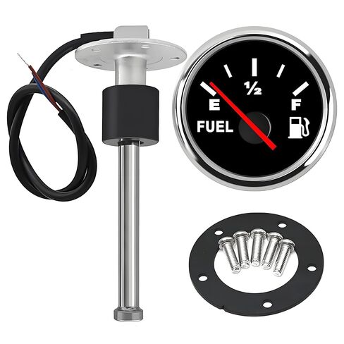 Fuel Sending Unit, 6.8in/175mm Marine Fuel Tank Sending Unit with IP67 Boat Fuel Gauge & Stainless Steel Water Level Sensor for Boat RV Truck 7.2-7.8in/185-200mm Tank in Saudi Arabia