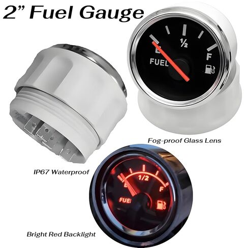 Fuel Sending Unit, 6.8in/175mm Marine Fuel Tank Sending Unit with IP67 Boat Fuel Gauge & Stainless Steel Water Level Sensor for Boat RV Truck 7.2-7.8in/185-200mm Tank in Saudi Arabia