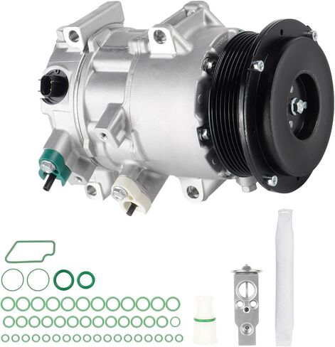 ضاغط تكييف هواء تيار متردد جديد من ILONPA مع قابض ومجموعة مكونات لسيارة Toyota Camry 2007-2009 2.4L (للتصميم الياباني، حتى التصميم الأول 1/09؛ وليس للطراز الهجين)، لـ RAV4 2006-2008، 2.4L فقط in Kuwait