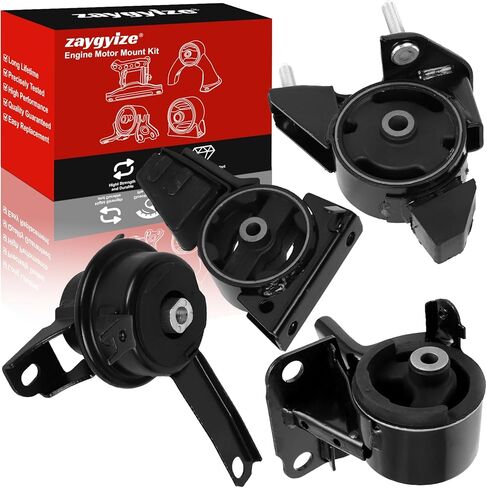 4 Pcs Engine Motor Mount and Transmission Mount Set Compatible with 1998 1999 2000 2001 2002 for Toyota Corolla 1.8L # A7256 A7258 A7254 A7243 in Saudi Arabia