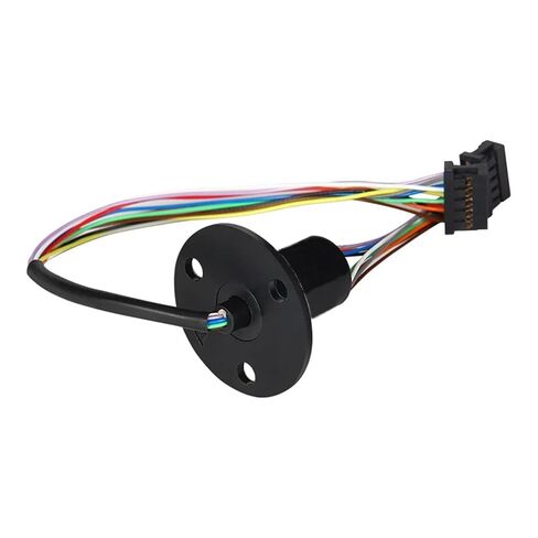 1PCS Outer Dia 12.5mm Flange Slip Ring 10CH 2A Conductive Slipring Electrical Wire Rotary Connector Ring Joint in Saudi Arabia